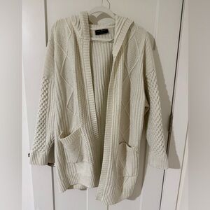 Lane Bryant Ivory Knit Sweater